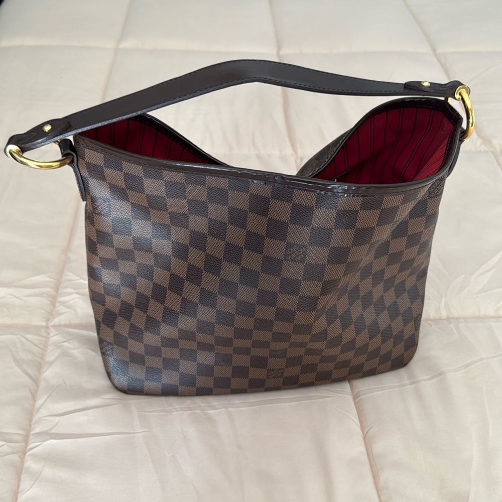 Authentic  Louis Vuitton PM Delightful Brown Bag Damier